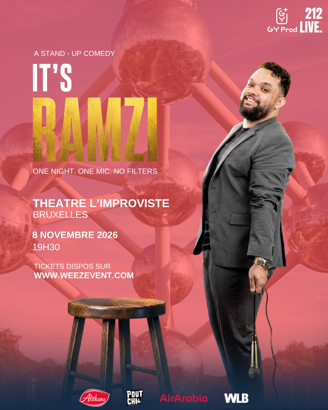 Affiche — It's Ramzi — Bruxelles