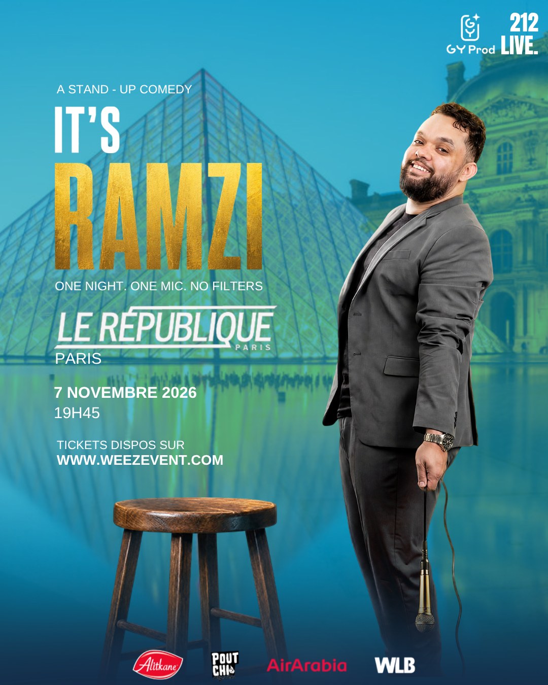 Affiche — It's Ramzi — Paris