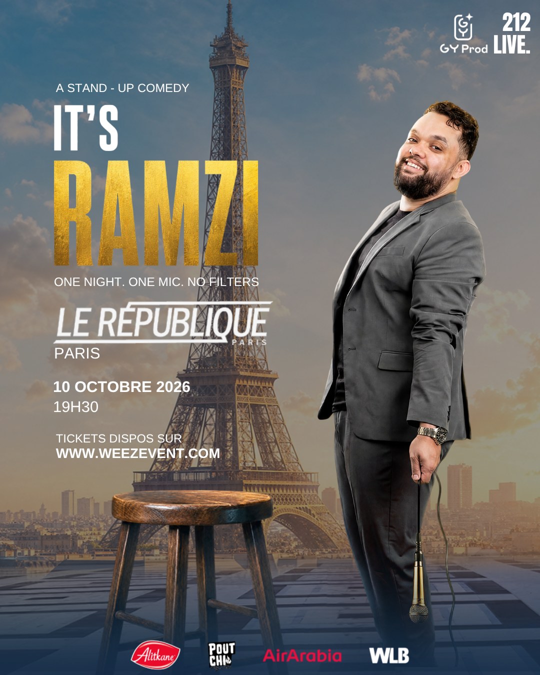 Affiche — It's Ramzi — Paris